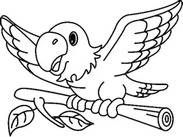 Aperçu - Matériel pour travaux manuels / dessin - Coloriages Perroquet - Page 3