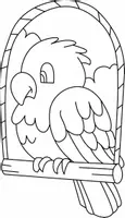 Aperçu - Matériel pour travaux manuels / dessin - Coloriages Perruche - Page 3