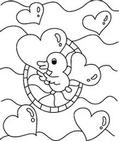 Aperçu - Matériel pour travaux manuels / dessin - Coloriages Poussin - Page 3