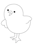 Aperçu - Matériel pour travaux manuels / dessin - Coloriages Poussin - Page de couverture