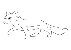 Aperçu - Matériel pour travaux manuels / dessin - Coloriages Renard - Page 1