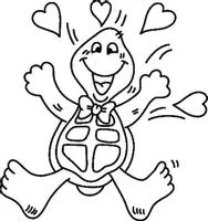 Aperçu - Matériel pour travaux manuels / dessin - Coloriages Tortue - Page de couverture