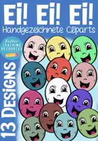 Vorschau - selbst erstellte Cliparts/Grafiken - Eier Cliparts für Ostern - Deckblatt