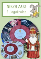 Vorschau - Arbeitsblätter - Nikolaus Legekreis mit Fotos und Illustrationen - Deckblatt