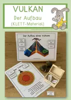 Vorschau - Arbeitsblätter - Vulkan Aufbau - KLETT Material - Deckblatt