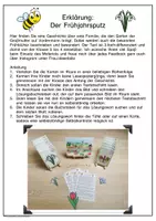 Vorschau - Arbeitsblätter - Lesespaziergang Frühling Leseverständnis Klasse 3- 4 Grundschule Lesen - Seite 1