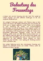 Vorschau - Stundenentwürfe - Der Internationale Frauentag - Frauenbewegung, Feminismus und Emanzipation - Seite 2