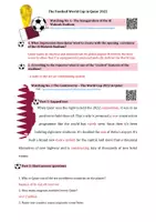 Vorschau - Arbeitsblätter - Hörsehverstehen - The Controversy about the World Cup in Qatar - Seite 1