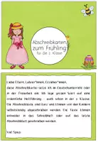 Vorschau - Arbeitsblätter - Abschreibkartei Frühling | Deutsch Klasse 2-3 - Seite 3