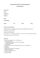 Vorschau - Stundenentwürfe - Unterrichtsentwurf - Lesetheater zu "Fussel und der Mutausbruch" - Seite 1