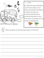 Vorschau - Arbeitsblätter - 🕊 Ucrania España: El autobús de la paz 🕊 - Seite 1