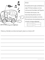 Vorschau - Arbeitsblätter - 🕊 Ucrania España: El autobús de la paz 🕊 - Seite 3