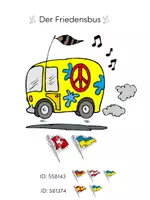 Vorschau - Arbeitsblätter - 🕊 Ukraine Schweiz Friedensbus Frieden Krieg Konflikt 🕊 - Deckblatt