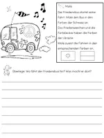 Vorschau - Arbeitsblätter - 🕊 Ukraine Schweiz Friedensbus Frieden Krieg Konflikt 🕊 - Seite 3