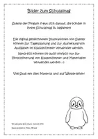 Vorschau - selbst erstellte Cliparts/Grafiken - Klassentier Pinguin Sammy / Pinguinklasse - Ausmalbilder - Seite 1