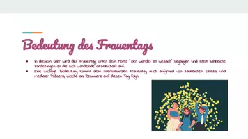 Vorschau - Präsentationen/Tafelbilder - Präsentation: Der Internationale Frauentag - Frauenbewegung, Feminismus und Emanzipation - Seite 3