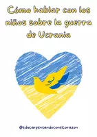 Vista previa - Hojas de trabajo - Cómo hablar con los niños sobre la guerra de Ucrania - Portada