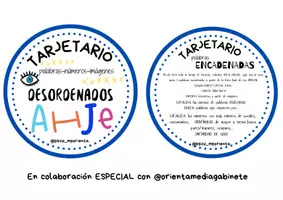 Vista previa - Juegos / Gamificación - Tarjetario - PALABRAS - IMÁGENES - NÚMEROS - Desordenados - Portada