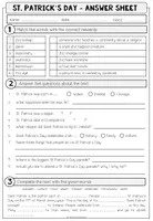 Vorschau - Arbeitsblätter - St. Patrick’s Day Englisch – Reading Comprehension, Leseverstehen, Lesetext, Irland, Wortschatz, Vocabulary | Arbeitsblatt, Aufgaben, Unterrichtsmaterial 5., 6., 7., 8. Klasse - Seite 3