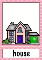 Vorschau - Bildkarten - Picture cards - At home - Seite 1