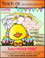 Vista previa - Hojas de trabajo - I CAN COUNT Easter Chick How Many Eggs - Portada