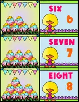 Vista previa - Hojas de trabajo - I CAN COUNT Easter Chick How Many Eggs - página 3