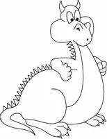 Aperçu - Matériel pour travaux manuels / dessin - Coloriages dragon - Page de couverture