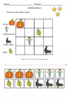 Vorschau - Arbeitsblätter - Herbst Sudoku Knobeleien - leicht für deine Herbst Stationen - Seite 3