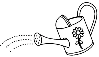 Aperçu - Matériel pour travaux manuels / dessin - Coloriages Arrosoir - Page de couverture