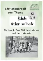 Vorschau - Arbeitsblätter - Schule früher- Station 9: Das Bild des Lehrers und der Lehrerin - Seite 1