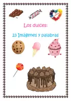 Vorschau - Fördermaterial/Inklusion - Los dulces: 23 Imágenes y palabras - Deckblatt