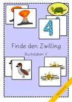 Vorschau - Spiele - Buchstabe V Finde den Zwilling Spiel - Deckblatt