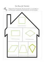 Vorschau - Arbeitsblätter - Lapbook- Das Haus der Vierecke - Seite 2