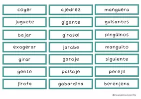 Vista previa - Tarjetas / Manipulativos - BUSCA BUSCA (1) - página 2