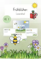 Vorschau - Arbeitsblätter - Leserätsel Frühblüher - Deckblatt