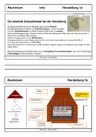 Vorschau - Arbeitsblätter - Baustoff Aluminium - Deckblatt