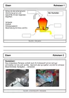 Vorschau - Experimente - Baustoffe: Eisen und Stahl - Deckblatt