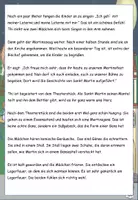 Aperçu - Feuilles d'exercices - trois texte de lecture de deux pages "Der perfekte Martinstag" Allemand - Page 1