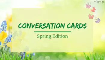 Vorschau - Spiele - Spring: Conversation Starters - Spring Edition (easy version) - Seite 1