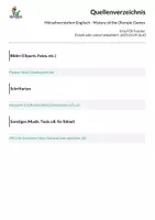 Vorschau - Arbeitsblätter - Hörsehverstehen Englisch - History of the Olympic Games - Seite 3