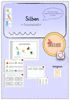 Vorschau - Spiele - Silben segmentieren Forscherheft (Phonologische Bewusstheit) - Deckblatt