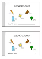 Vorschau - Spiele - Silben segmentieren Forscherheft (Phonologische Bewusstheit) - Seite 3