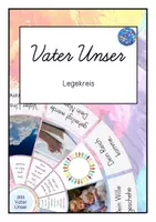 Vorschau - Mal- und Bastelvorlagen - Vater Unser - Legekreis - Deckblatt