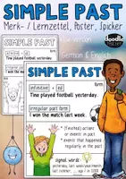Aperçu - Feuilles d'exercices - Simple Past - Growing Bundle for ESL learners - Page 1