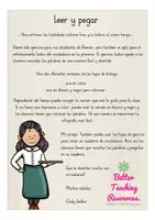 Aperçu - Feuilles d'exercices - en el restaurante / la comida Español / Espagnol) leer y pegar - Page 1