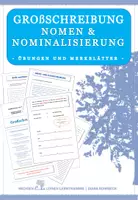 Vorschau - Arbeitsblätter - Deutsch: Großschreibung erkennen und Text abschreiben - Deckblatt