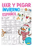 Aperçu - Feuilles d'exercices - invierno Español / Espagnol LEER Y PEGAR - Page de couverture