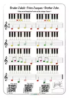 Vorschau - Arbeitsblätter - 🎶 Musik BRUDER JAKOB im Pop-Style für Piano Musik Grundschule Musik Sekundarstufe - Seite 2