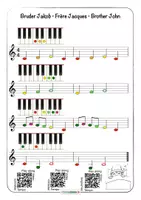 Vorschau - Arbeitsblätter - 🎶 Musik BRUDER JAKOB im Pop-Style für Piano Musik Grundschule Musik Sekundarstufe - Seite 3