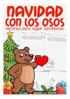 Aperçu - Feuilles d'exercices - Navidad con los osos - l'écriture créative espagnol - Page de couverture
